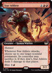 Star Athlete (Extended Art)\nDuskmourn: House of Horror Commander - Variants\nSingle\nMagic The Gathering