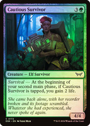 Cautious Survivor\nDuskmourn: House of Horror\nSingle\nMagic The Gathering
