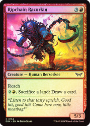 Ripchain Razorkin\nDuskmourn: House of Horror\nSingle\nMagic The Gathering
