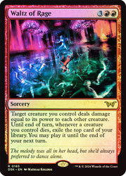 Waltz of Rage\nDuskmourn: House of Horror\nSingle\nMagic The Gathering