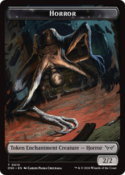 {Horror Token}\nDuskmourn: House of Horror\nSingle\nMagic The Gathering