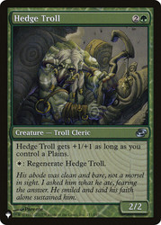 Hedge Troll\nPlaneswalker Symbol Reprints\nSingle\nMagic The Gathering