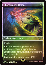 Shardmage's Rescue (Promo Pack) (Duskmourn: House of Horror)\nPromo: General\nSingle\nMagic The Gathering