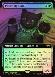 Twitching Doll (Extended Art) (Buy-A-Box)\nPromo: General\nSingle\nMagic The Gathering