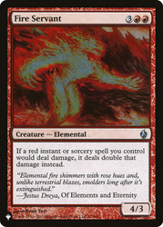 Fire Servant\nPlaneswalker Symbol Reprints\nSingle\nMagic The Gathering