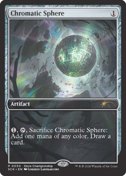 Chromatic Sphere (Store Championship) (Full Art)\nPromo: General\nSingle\nMagic The Gathering
