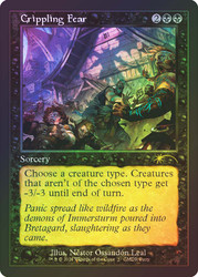 Crippling Fear (Commander Party) (Retro Frame)\nPromo: General\nSingle\nMagic The Gathering