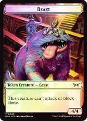 {Beast Token} // {Copy Token}\nDuskmourn: House of Horror\nSingle\nMagic The Gathering