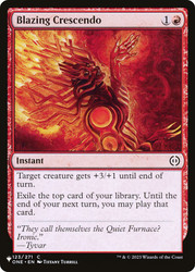 Blazing Crescendo\nPlaneswalker Symbol Reprints\nSingle\nMagic The Gathering