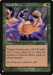 Muscle Burst\nPlaneswalker Symbol Reprints\nSingle\nMagic The Gathering
