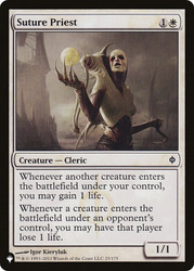 Suture Priest\nPlaneswalker Symbol Reprints\nSingle\nMagic The Gathering
