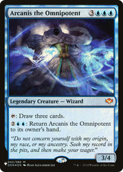 Arcanis the Omnipotent\nPlaneswalker Symbol Reprints\nSingle\nMagic The Gathering