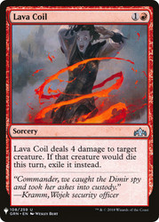 Lava Coil\nPlaneswalker Symbol Reprints\nSingle\nMagic The Gathering