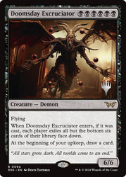 Doomsday Excruciator (Promo Pack) (Duskmourn: House of Horror)\nPromo: Planeswalker Stamped\nSingle\nMagic The Gathering