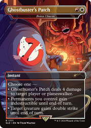 Boros Charm (Ghostbuster's Patch) (Ghostbusters) (Secret Lair) (#1771) (Borderless)\nPromo: General\nSingle\nMagic The Gathering