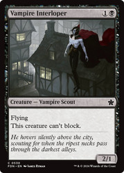 Vampire Interloper\nFoundations\nSingle\nMagic The Gathering
