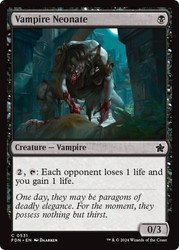 Vampire Neonate\nFoundations\nSingle\nMagic The Gathering