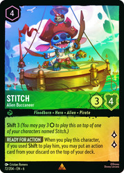 Stitch - Alien Buccaneer
Azurite Sea
Single
Lorcana