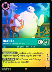 Baymax Personal Healthcare Companion