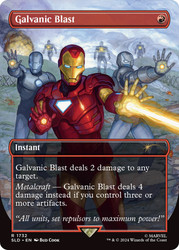 Galvanic Blast (Marvel) (Secret Lair) (Borderless)\nPromo: General\nSingle\nMagic The Gathering