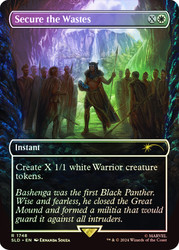 Secure the Wastes (Marvel) (Secret Lair) (Borderless)\nPromo: General\nSingle\nMagic The Gathering