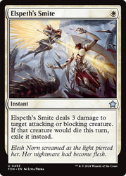 Elspeth's Smite\nFoundations\nSingle\nMagic The Gathering