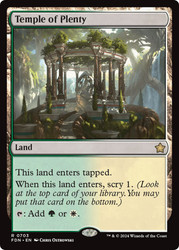 Temple of Plenty\nFoundations\nSingle\nMagic The Gathering