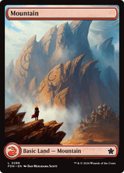 Mountain (#288) (Full Art)\nFoundations\nSingle\nMagic The Gathering