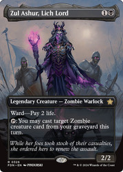 Zul Ashur, Lich Lord (Borderless)\nFoundations - Variants\nSingle\nMagic The Gathering