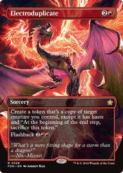 Electroduplicate (Borderless)\nFoundations - Variants\nSingle\nMagic The Gathering