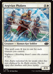 Argivian Phalanx\nFoundations Jumpstart\nSingle\nMagic The Gathering