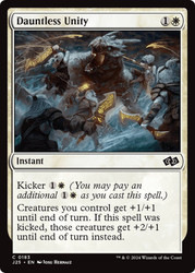 Dauntless Unity\nFoundations Jumpstart\nSingle\nMagic The Gathering