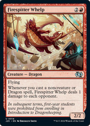 Firespitter Whelp\nFoundations Jumpstart\nSingle\nMagic The Gathering