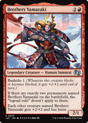 Brothers Yamazaki (#073)\nFoundations Jumpstart\nSingle\nMagic The Gathering