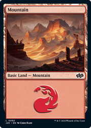 Mountain (#092)\nFoundations Jumpstart\nSingle\nMagic The Gathering