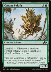 Canopy Baloth\nFoundations Jumpstart\nSingle\nMagic The Gathering