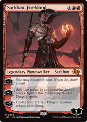 Sarkhan, Fireblood\nFoundations Jumpstart\nSingle\nMagic The Gathering