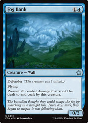 Fog Bank\nFoundations\nSingle\nMagic The Gathering