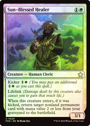 Sun-Blessed Healer\nFoundations\nSingle\nMagic The Gathering
