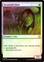 Savannah Lions\nFoundations\nSingle\nMagic The Gathering