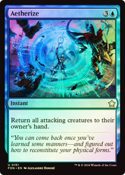 Aetherize\nFoundations\nSingle\nMagic The Gathering