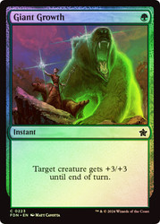 Giant Growth\nFoundations\nSingle\nMagic The Gathering