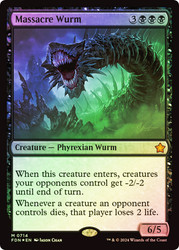 Massacre Wurm\nFoundations\nSingle\nMagic The Gathering