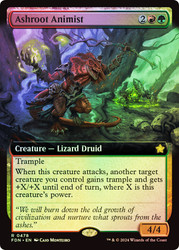Ashroot Animist (Extended Art)\nFoundations - Variants\nSingle\nMagic The Gathering