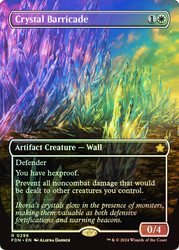 Crystal Barricade (Borderless)\nFoundations - Variants\nSingle\nMagic The Gathering
