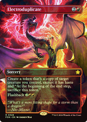 Electroduplicate (Borderless)\nFoundations - Variants\nSingle\nMagic The Gathering