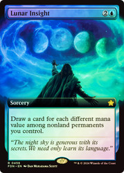 Lunar Insight (Extended Art)\nFoundations - Variants\nSingle\nMagic The Gathering