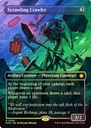 Scrawling Crawler (Borderless)\nFoundations - Variants\nSingle\nMagic The Gathering