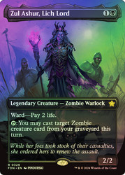 Zul Ashur, Lich Lord (Borderless)\nFoundations - Variants\nSingle\nMagic The Gathering