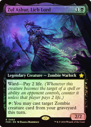 Zul Ashur, Lich Lord (Extended Art)\nFoundations - Variants\nSingle\nMagic The Gathering
